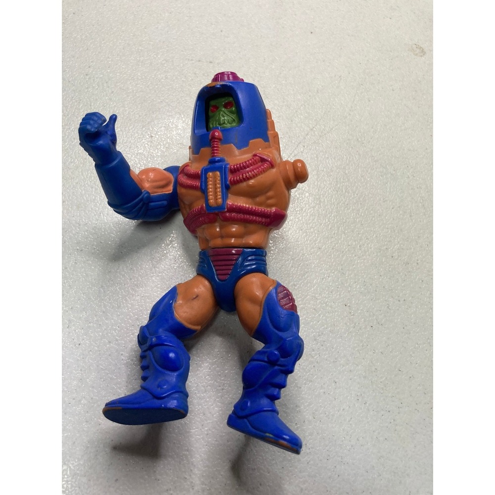Vintage 1982 Mattel MOTU Man-E-Faces Action Figure Taiwan Missing Arm Parts